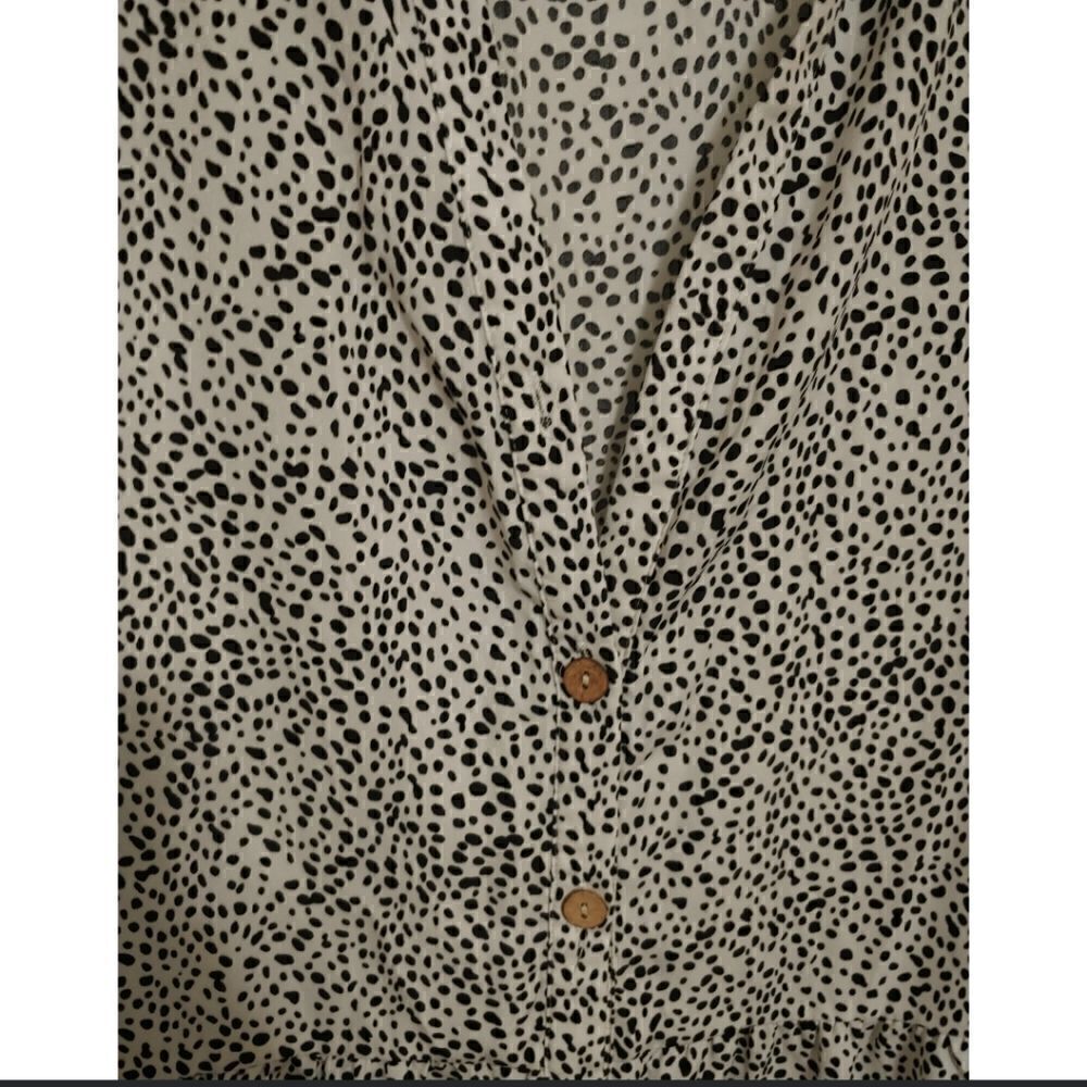 Women's Button Up Mini Dress GUC Size M/L - Picture 2 of 6